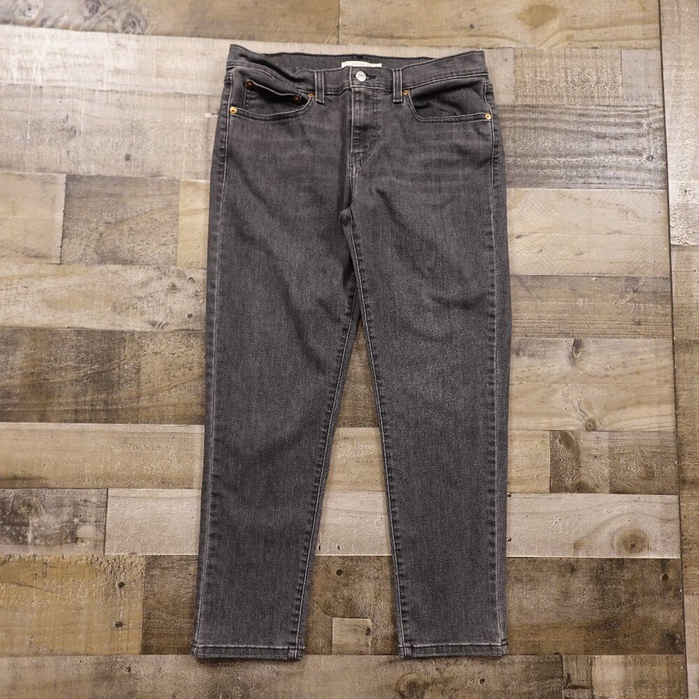 Levi’s Boyfriend Jeans Women’s 30 Gray Stretch Casual Denim